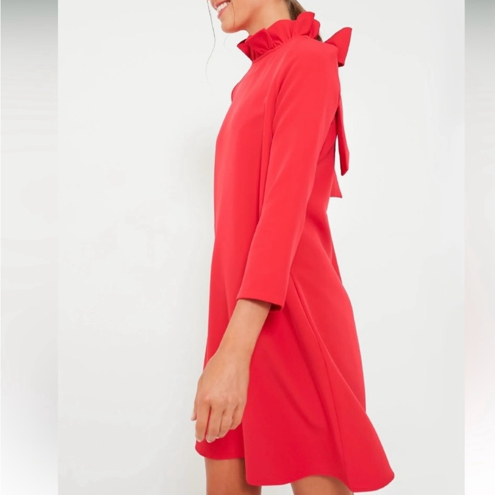 Tuckernuck Red Long Sleeve “Blythe” Dress